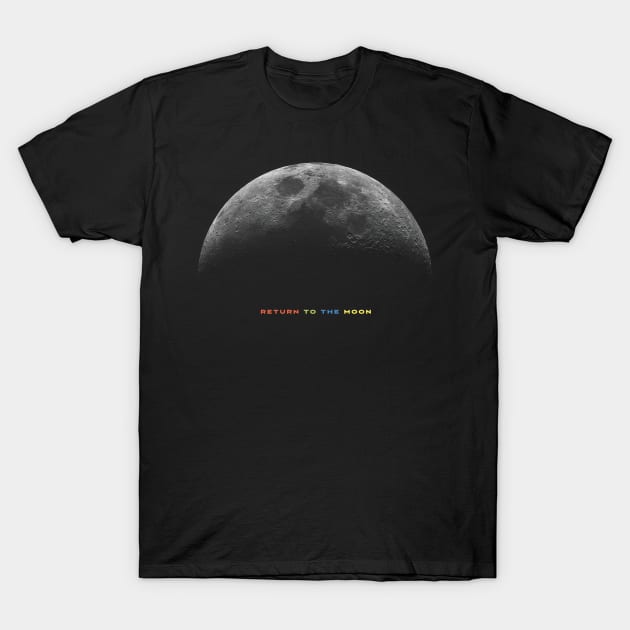 Return to the Moon II T-Shirt by Creatum